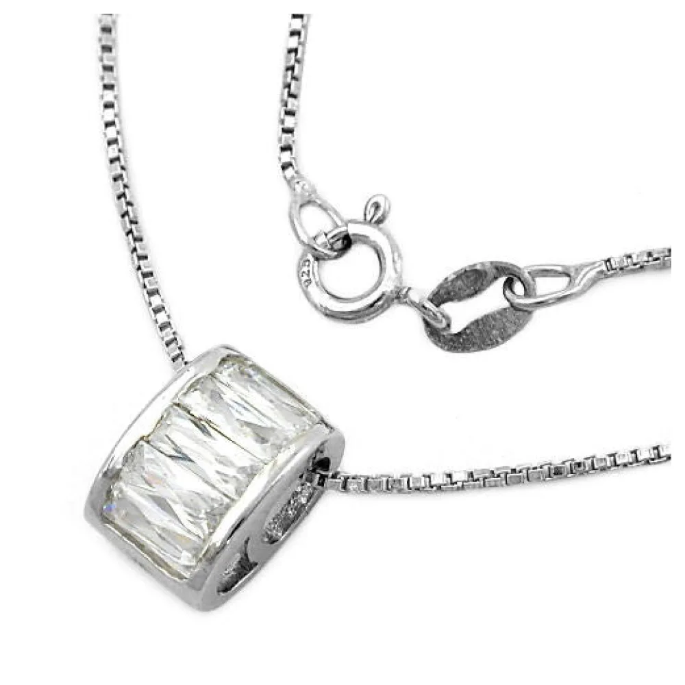 Collier rhodiniert Silber 925