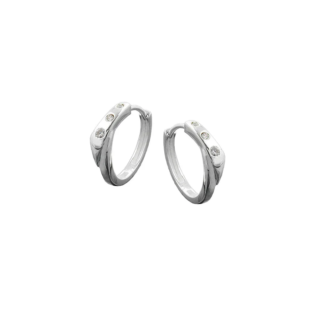 Creolen Zirkonia Silber 925