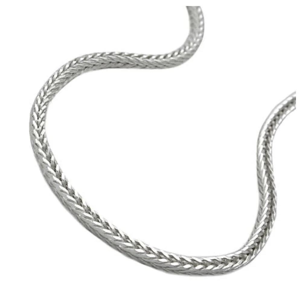 Kette Fuchsschwanz vierkant Silber 925-50