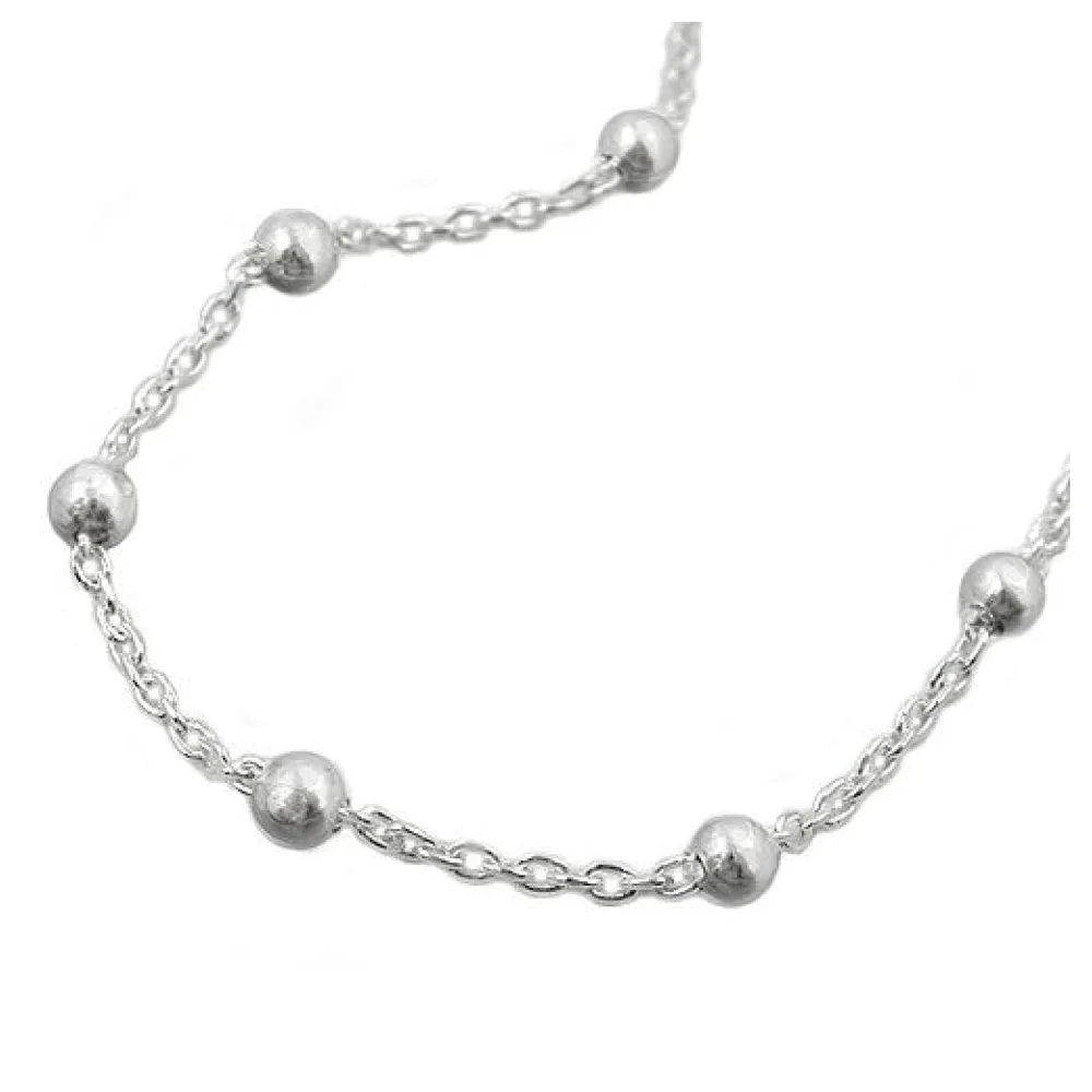 Kette Kette mit 25 Kugeln Silber 925-45