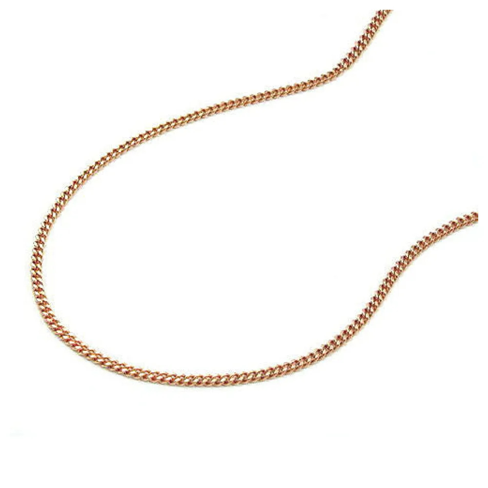 Kette Panzerkette 45cm 14Kt Rotgold-45