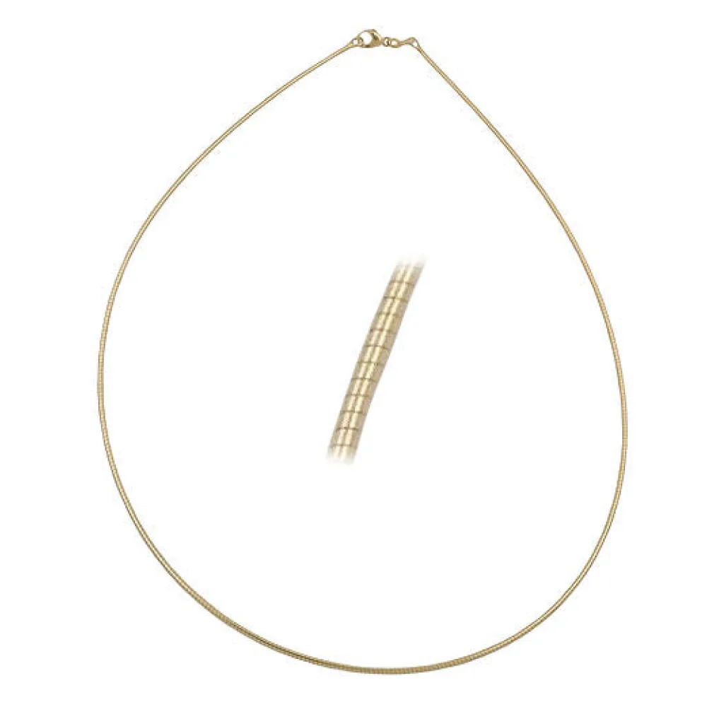 Kette Rundkette 42cm Gold 375-42