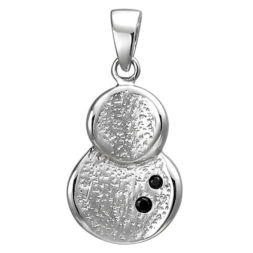 Anhänger 925 Sterling Silber 2 Zirkonia Silberanhänger