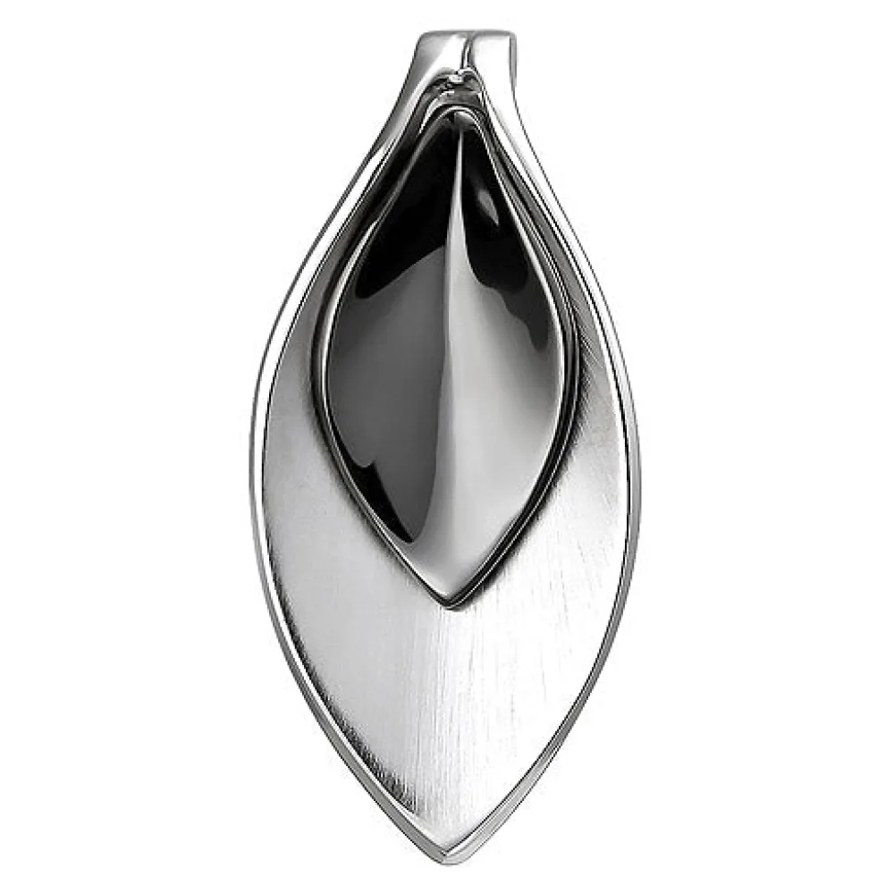 Anhänger 925 Sterling Silber bicolor matt Silberanhänger
