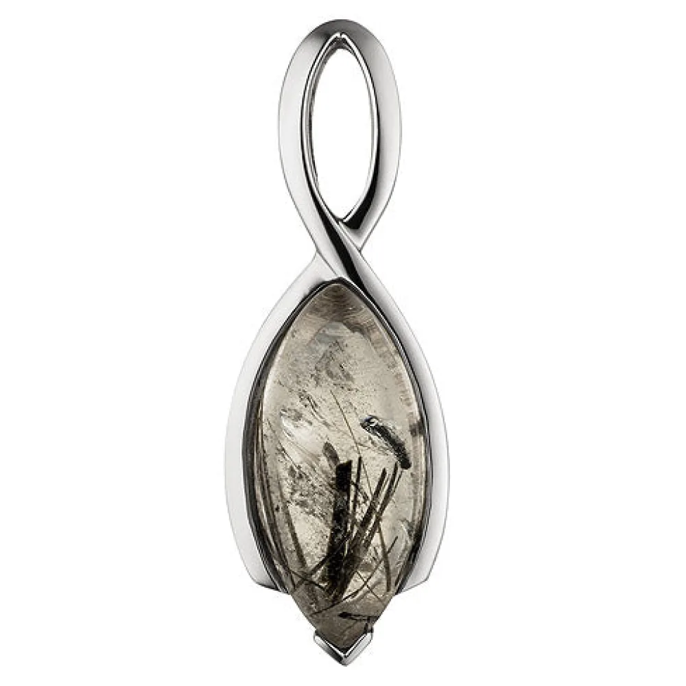 Anhänger 925 Sterling Silber mit Turmalinquarz