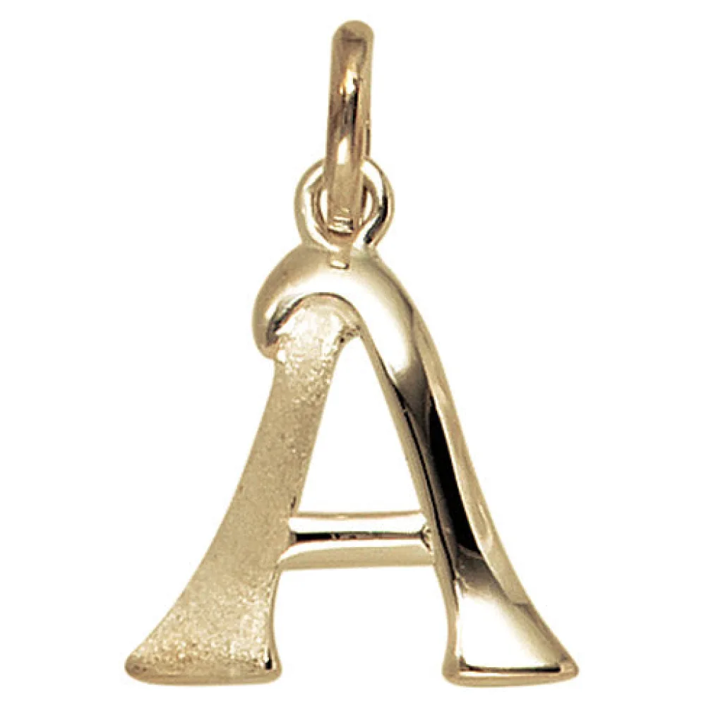 Anhänger Buchstabe A 375 Gold Gelbgold Buchstabenanhänger