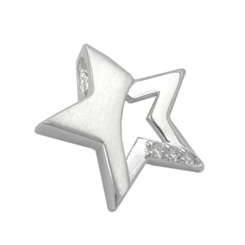 Anhänger Stern Zirkonia Silber 925