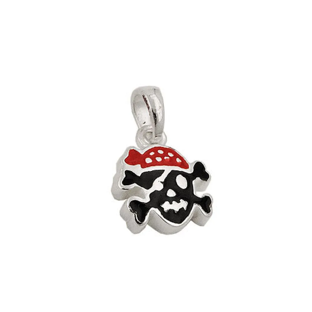 Anhänger Totenkopf Silber 925