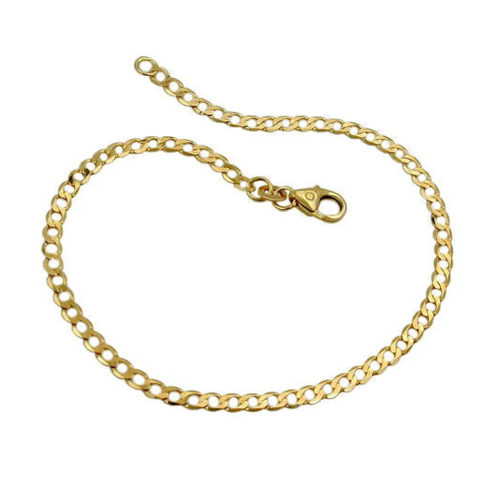 Armband 19cm Weitpanzer Gold 585