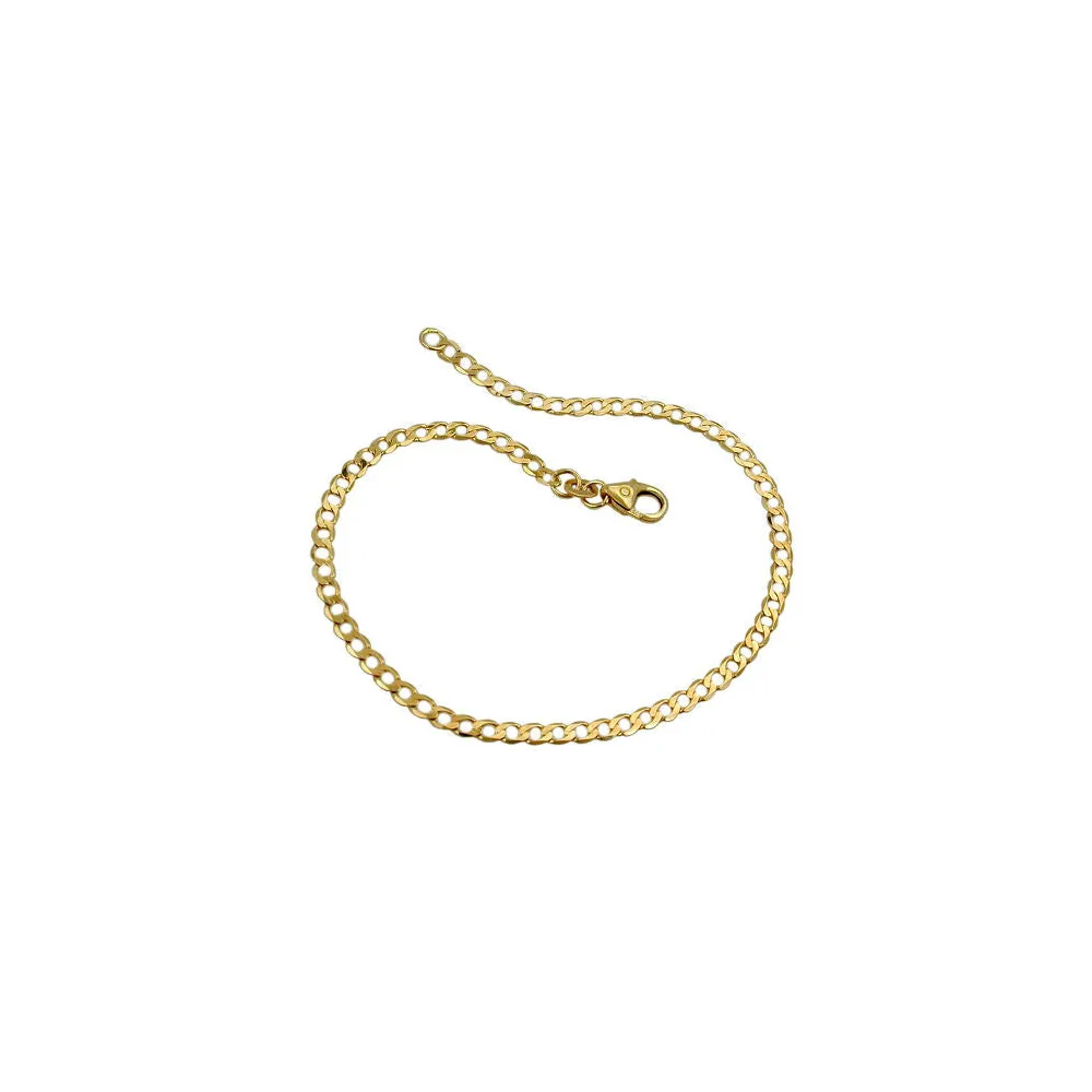 Armband 19cm Weitpanzer Gold 585