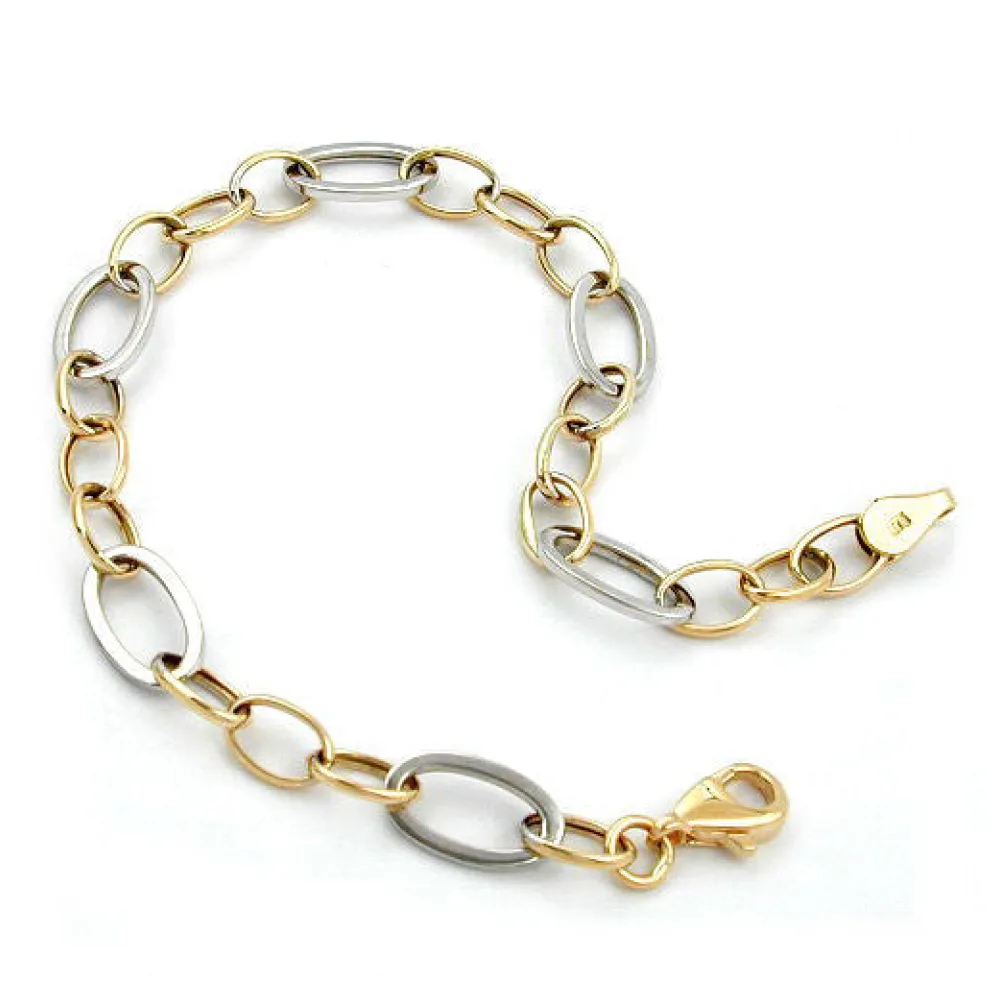 Armband Ankerkette oval Gold 375