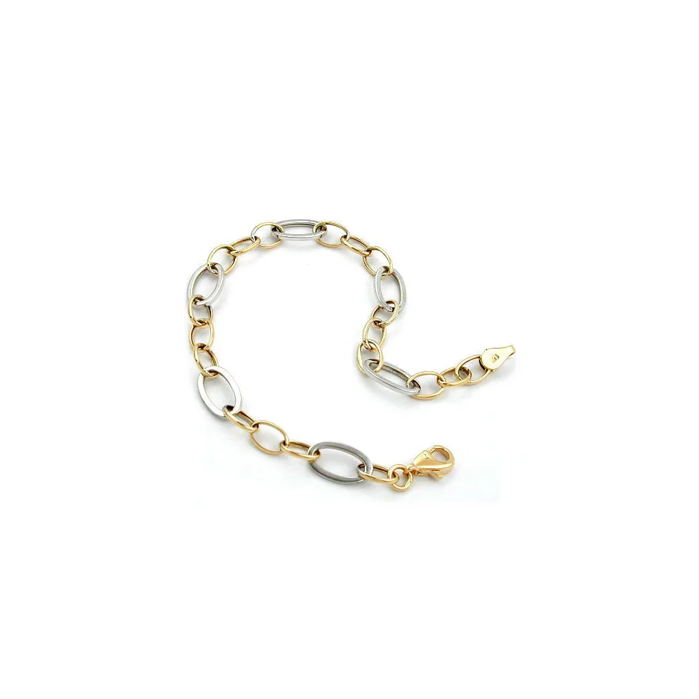 Armband Ankerkette oval Gold 375