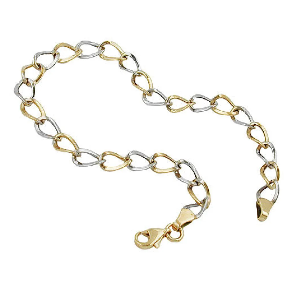 Armband Ankerkette oval Gold 375