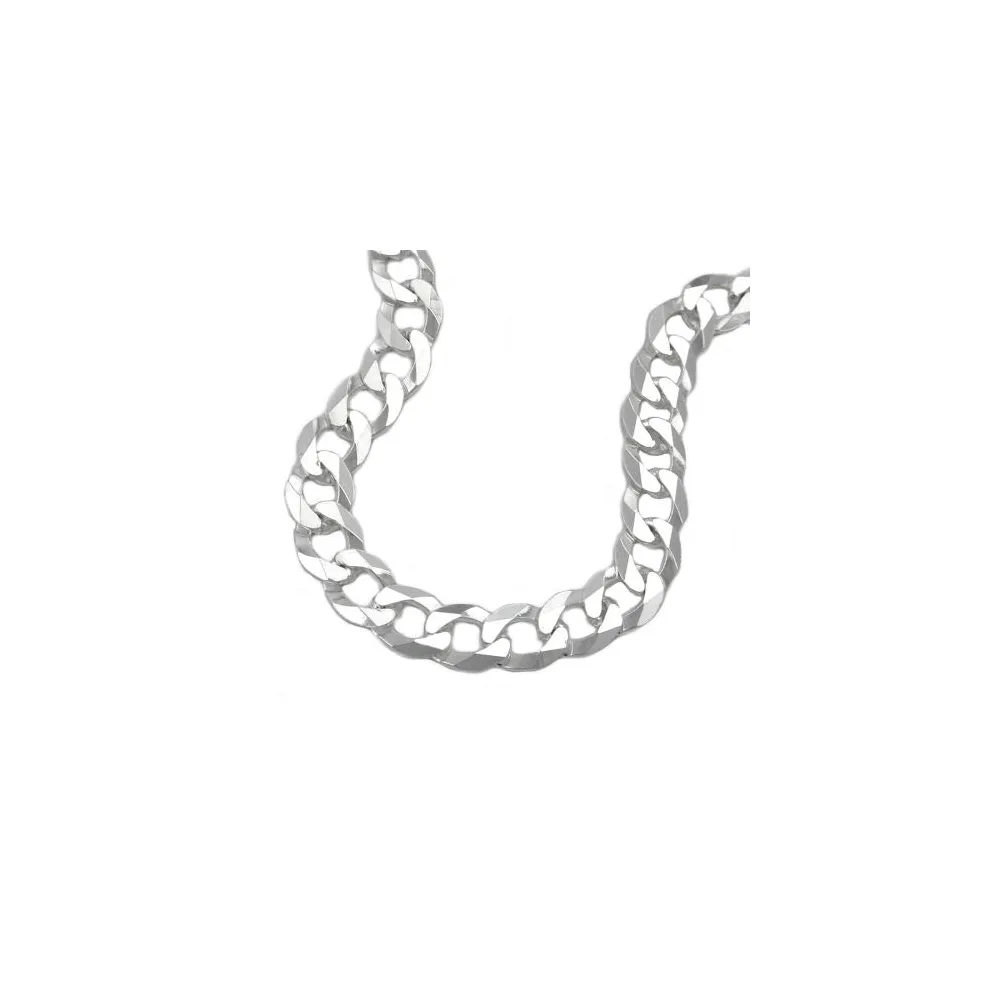 Armband Panzer flach Silber 925
