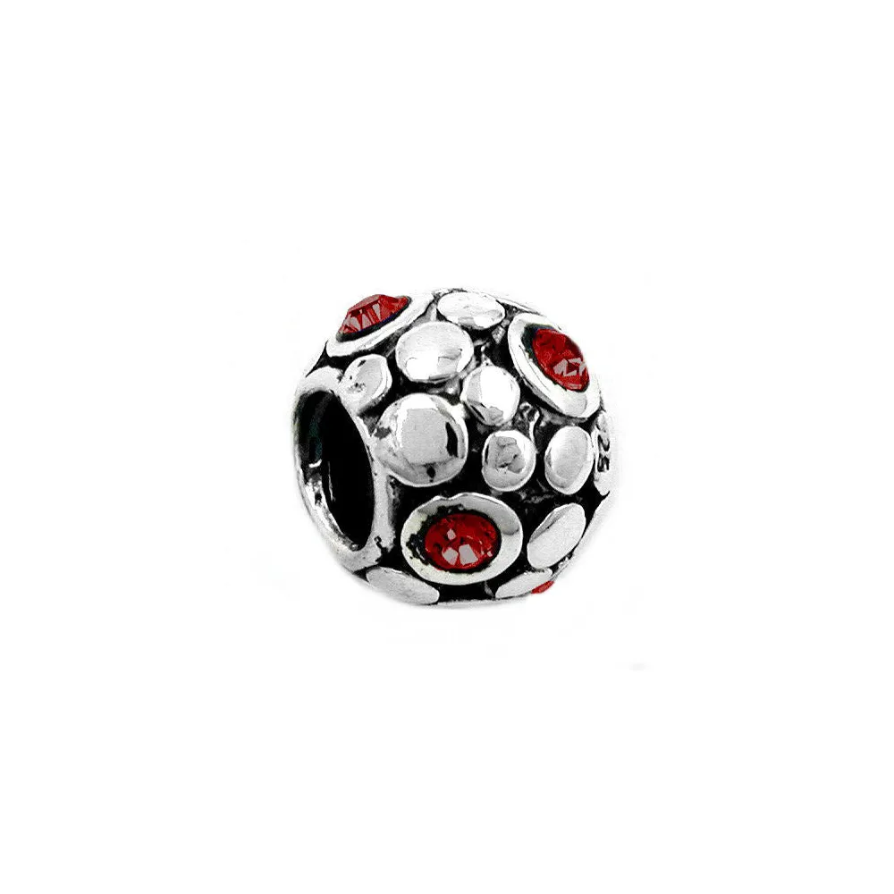 Bead rot Silber 925