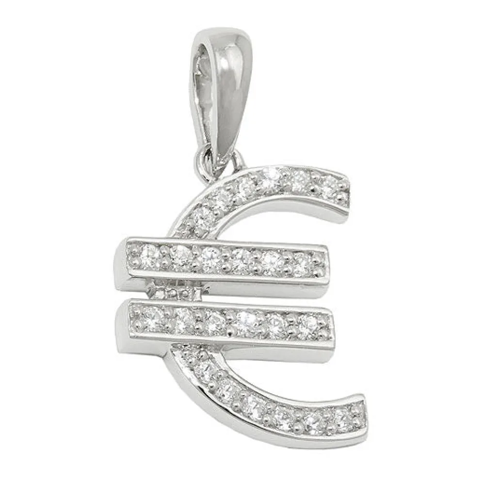 Anhänger Euro-Zeichen Silber 925