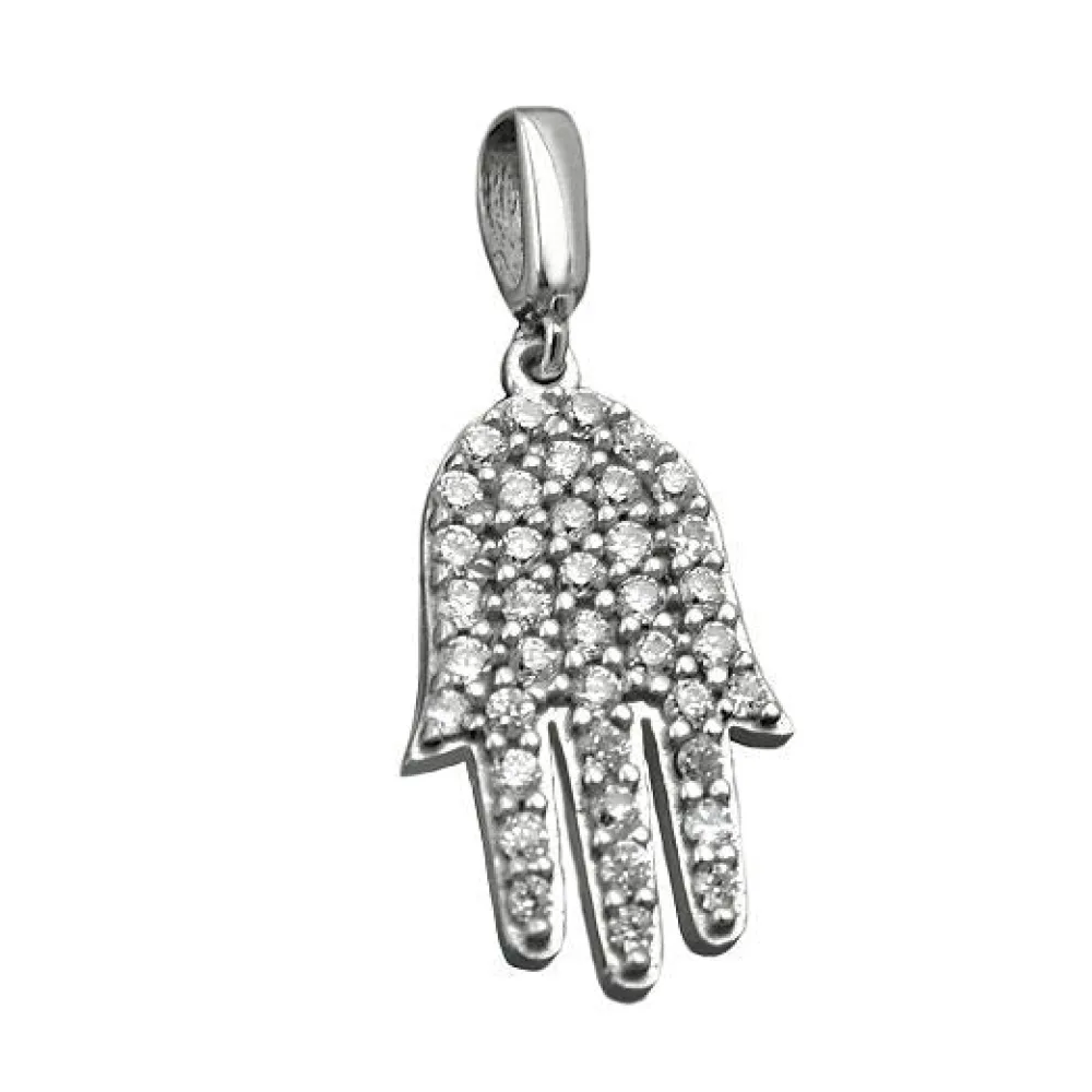 Anhänger Hand mit Zirkonia Silber 925