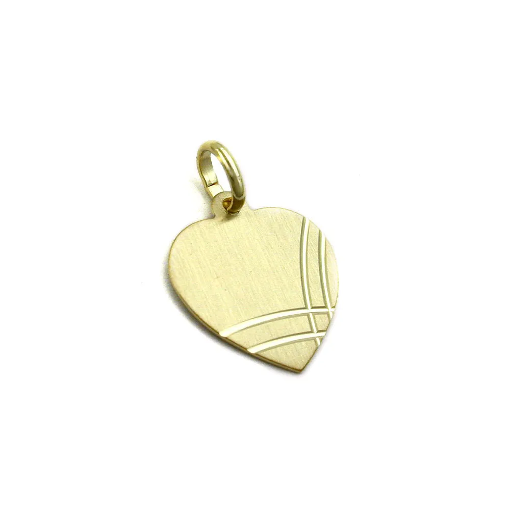Anhänger Herz diamantiert Gold 375