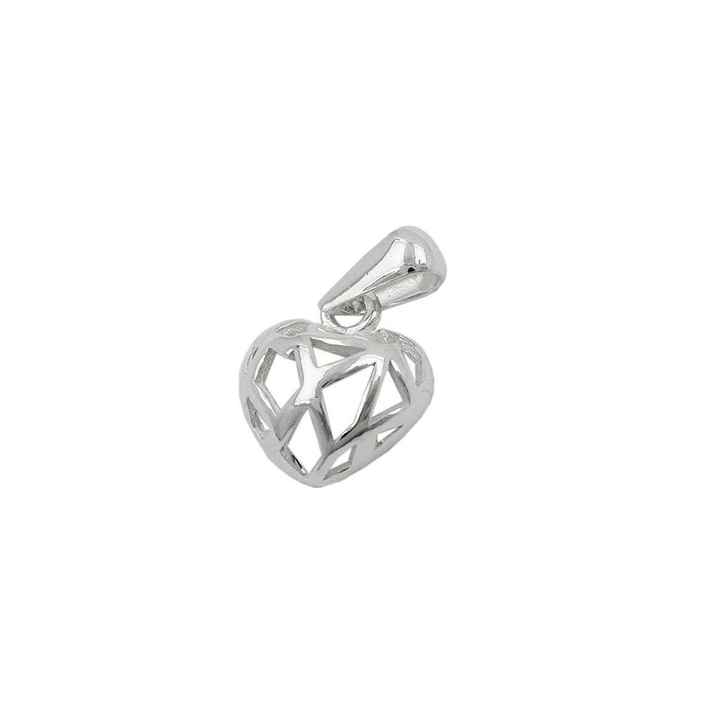 Anhänger Herz durchbrochen Silber 925