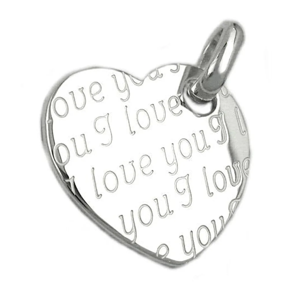 Anhänger Herz I love you Silber 925