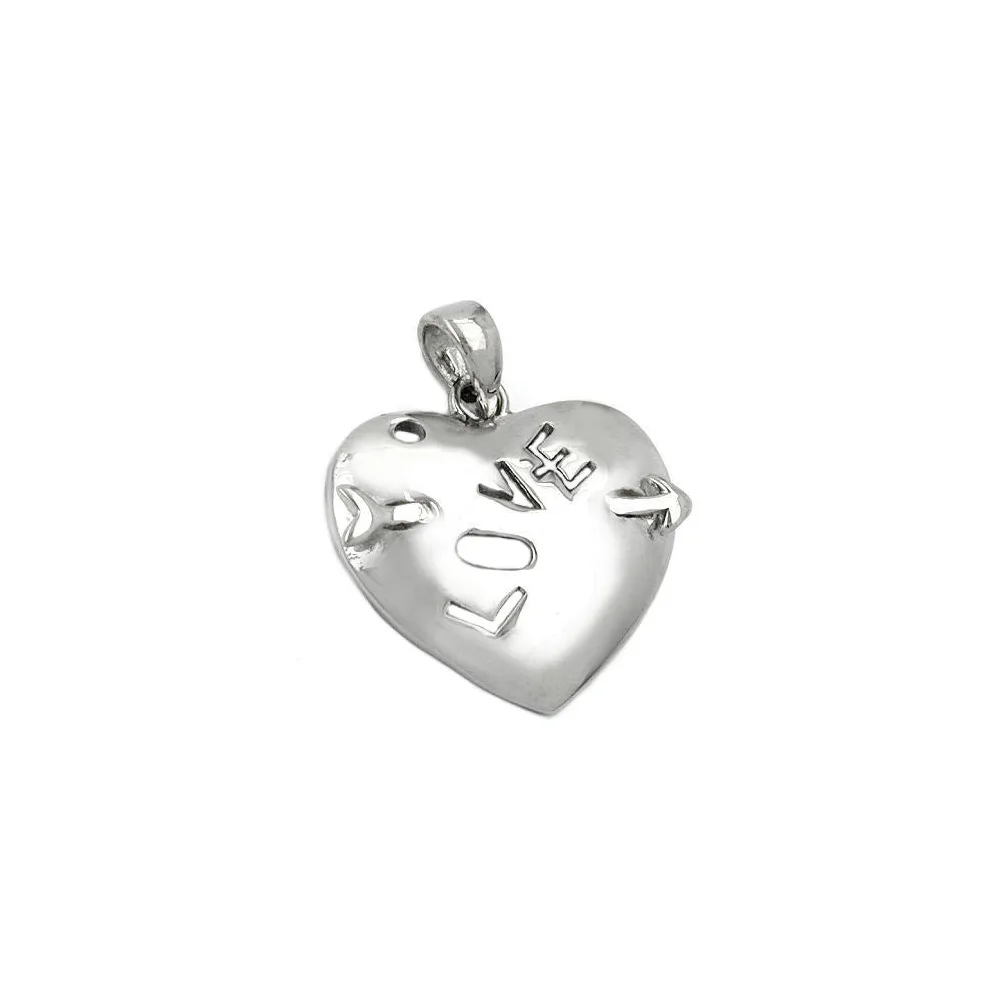 Anhänger Herz mit Pfeil Love 925