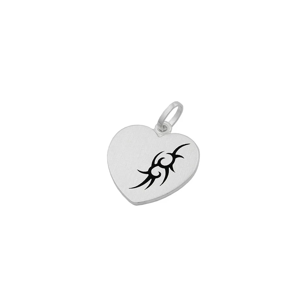 Anhänger Herz mit Tribal Silber 925