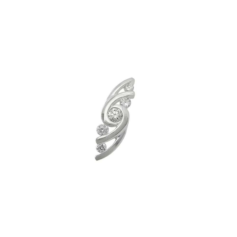 Anhänger mit 5 Zirkonia Silber 925