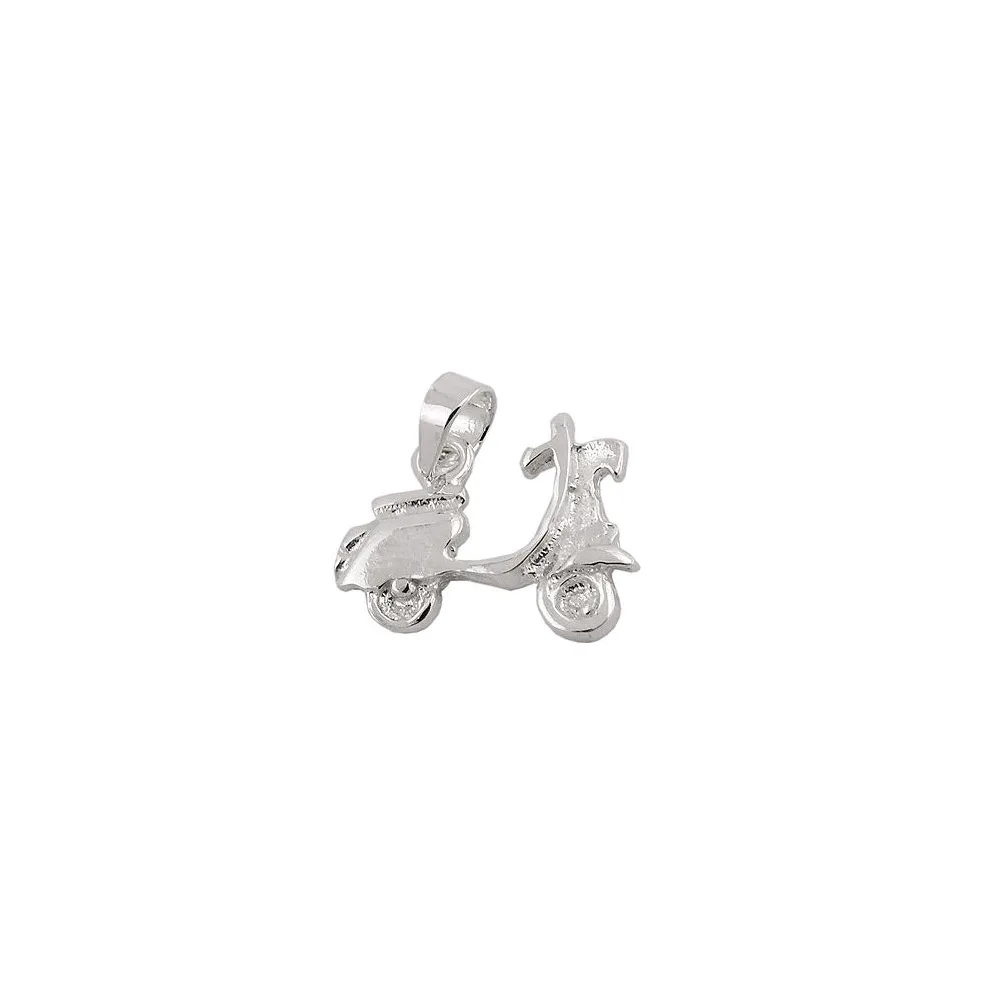 Anhänger kleiner Motorroller Silber 925