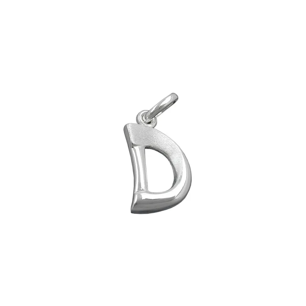 Anhänger Buchstabe D Silber 925