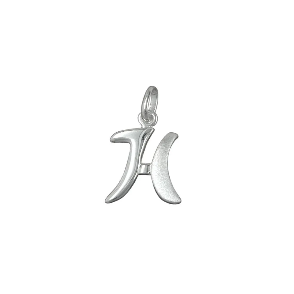Anhänger Buchstabe H Silber 925