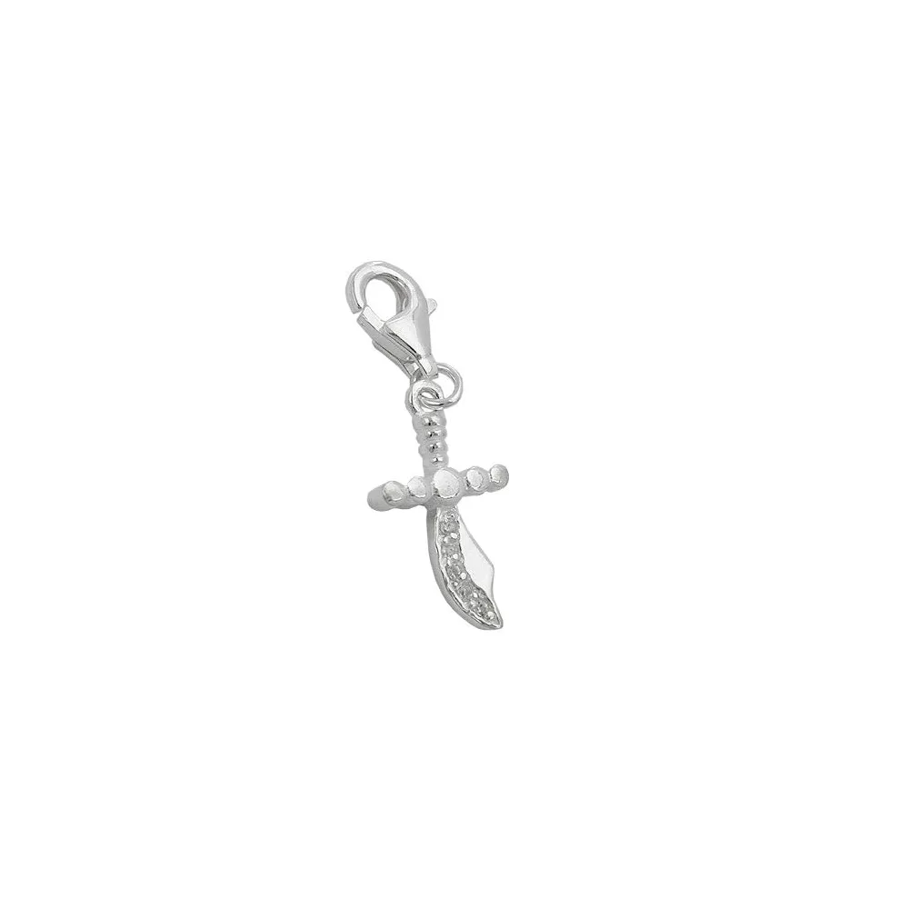 Charm Krummsäbel Silber 925