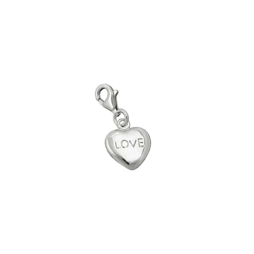 Charm Herz Silber 925