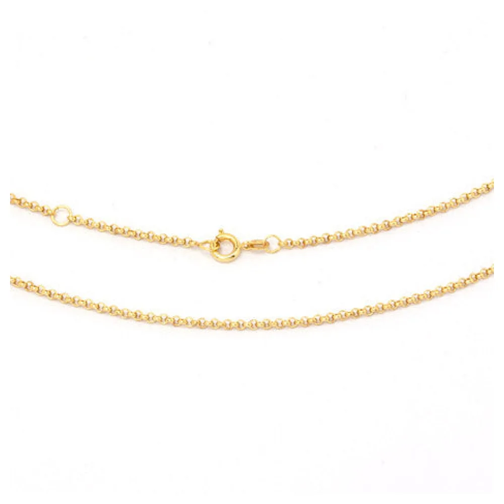 Premium Schmuck-Kette 2 5 mm 70 cm /65 cm 925 Silber vergoldet