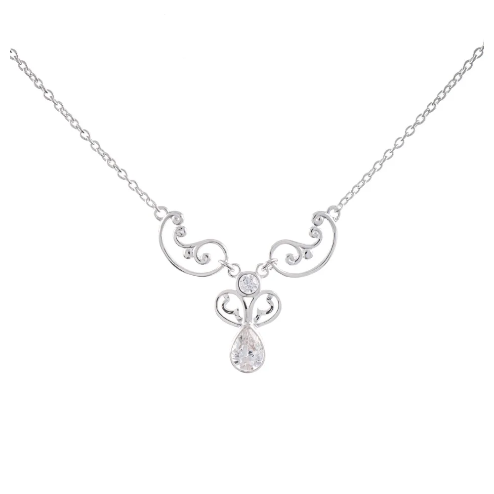 Collier 925 Silber Zirkonia weiss