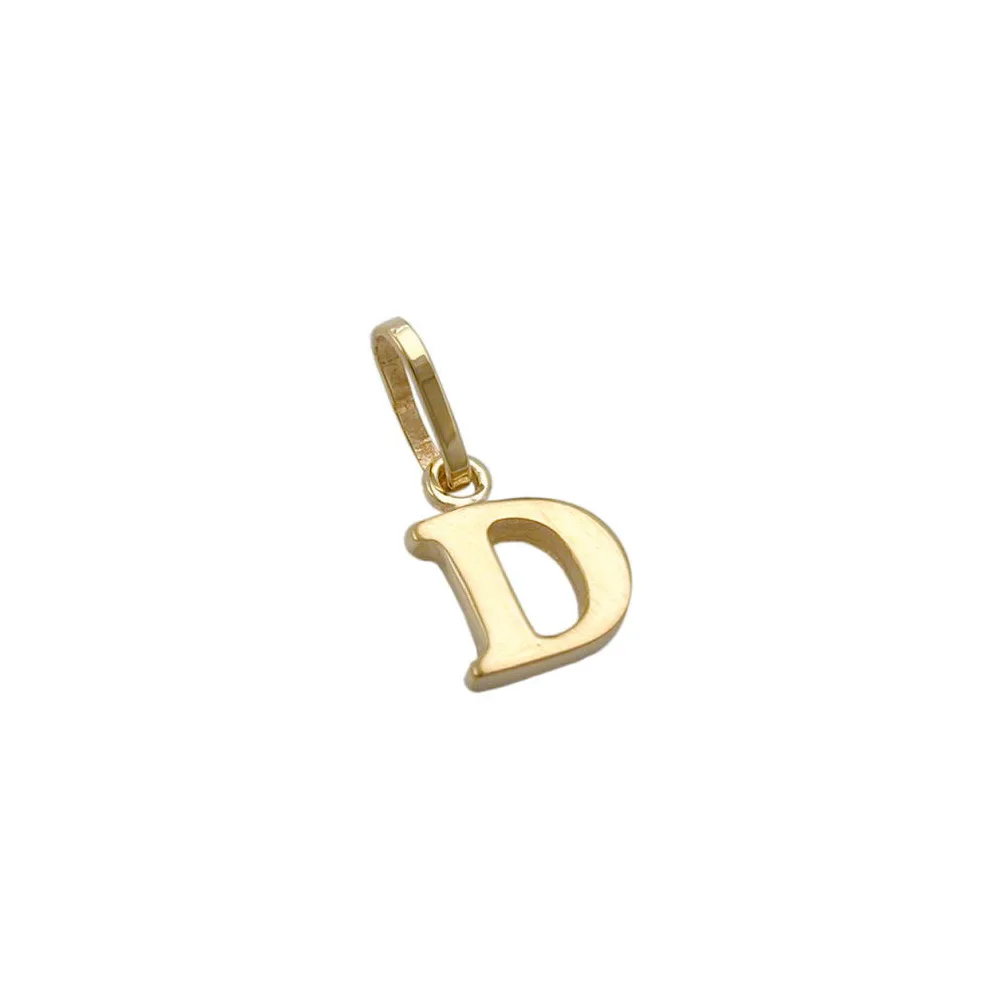Anhänger Buchstabe D Gold 375