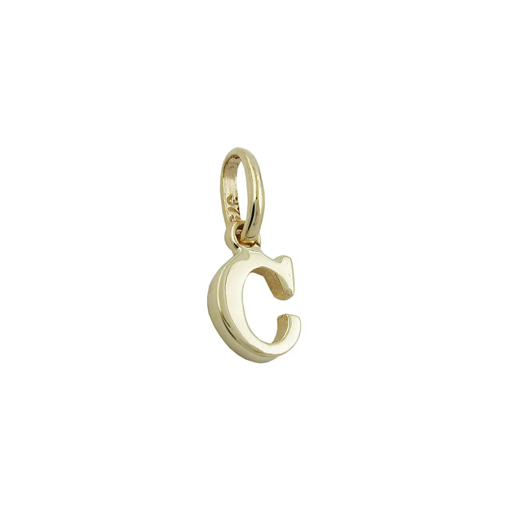 Anhänger Buchstabe C Gold 375