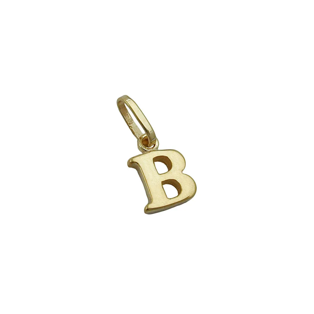 Anhänger Buchstabe B Gold 375
