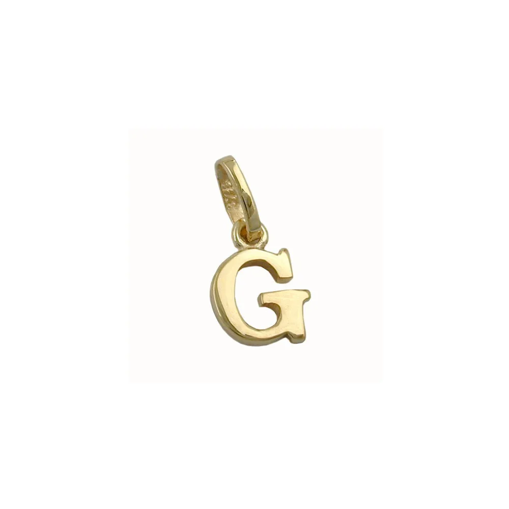 Anhänger Buchstabe G Gold 375
