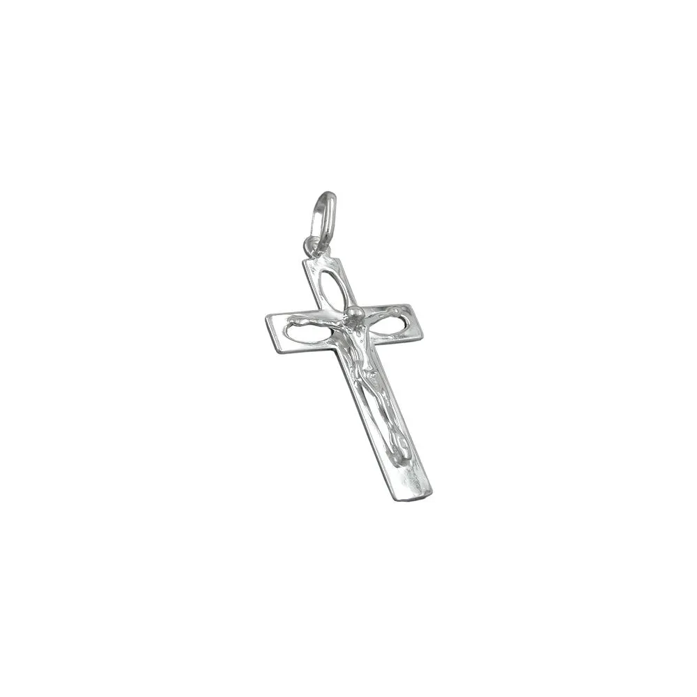 Anhänger Kreuz mit Jesus Silber 925