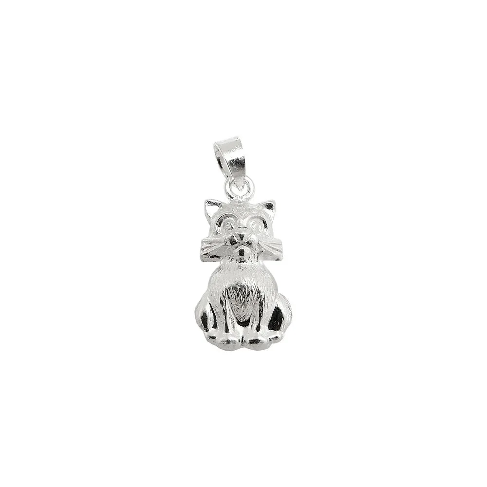Anhänger Katze Silber 925