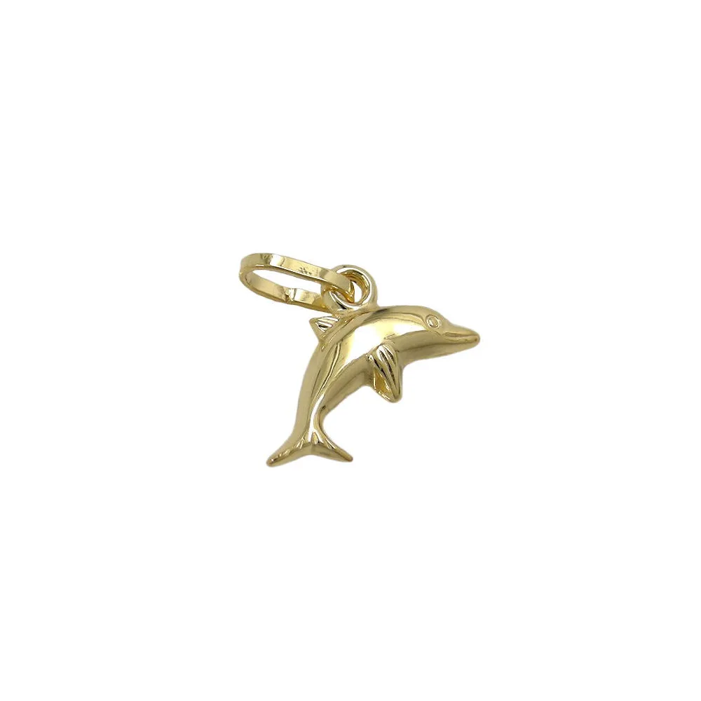 Anhänger kleiner Delfin Gold 375