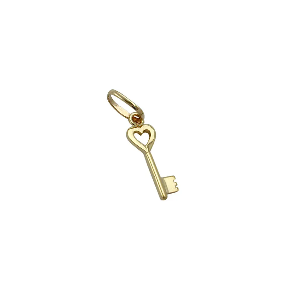Anhänger Herz Schlüssel Gold 375