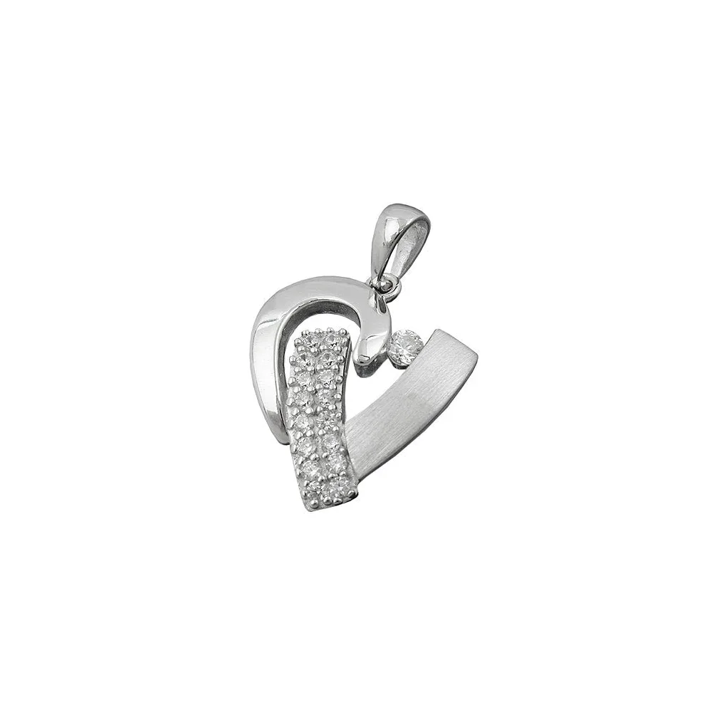 Anhänger Herz Zirkonia Silber 925