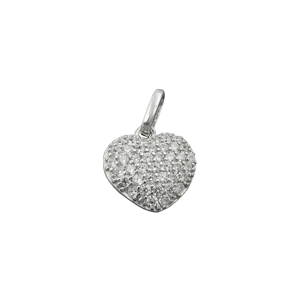 Anhänger Herz Zirkonia Silber 925