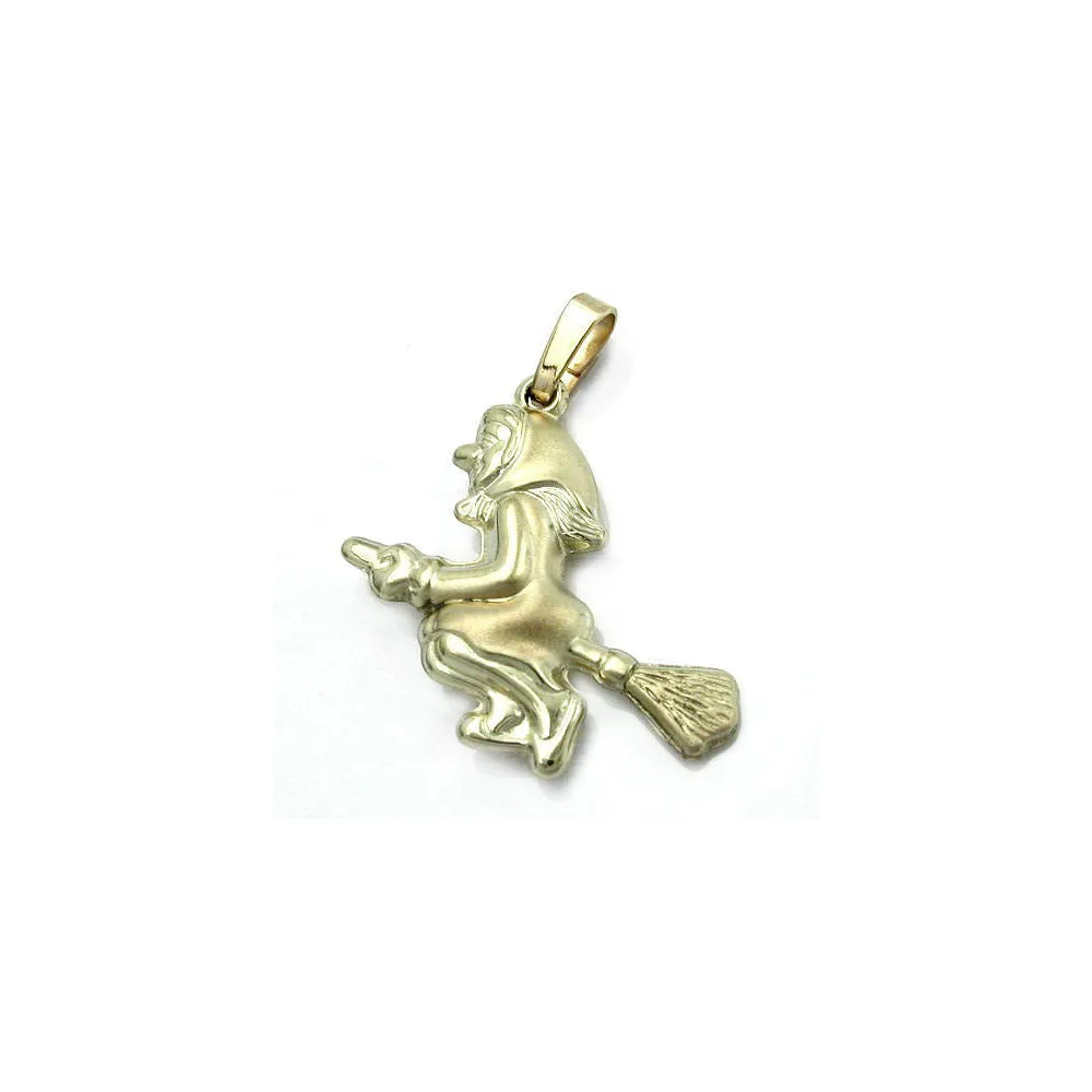 Anhänger Hexe Gold 585