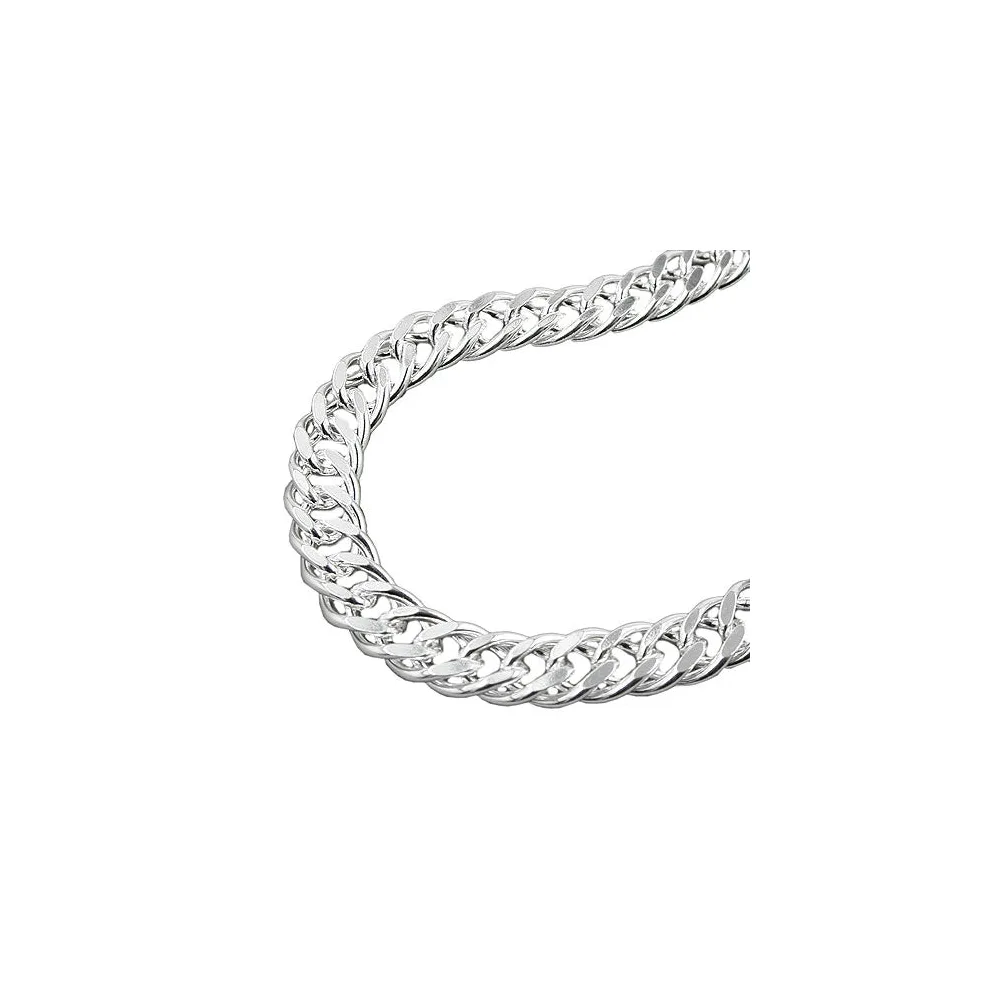 Armband Zwillingspanzer Silber 925