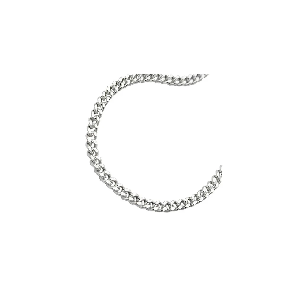 Armband Panzerkette flach Silber 925