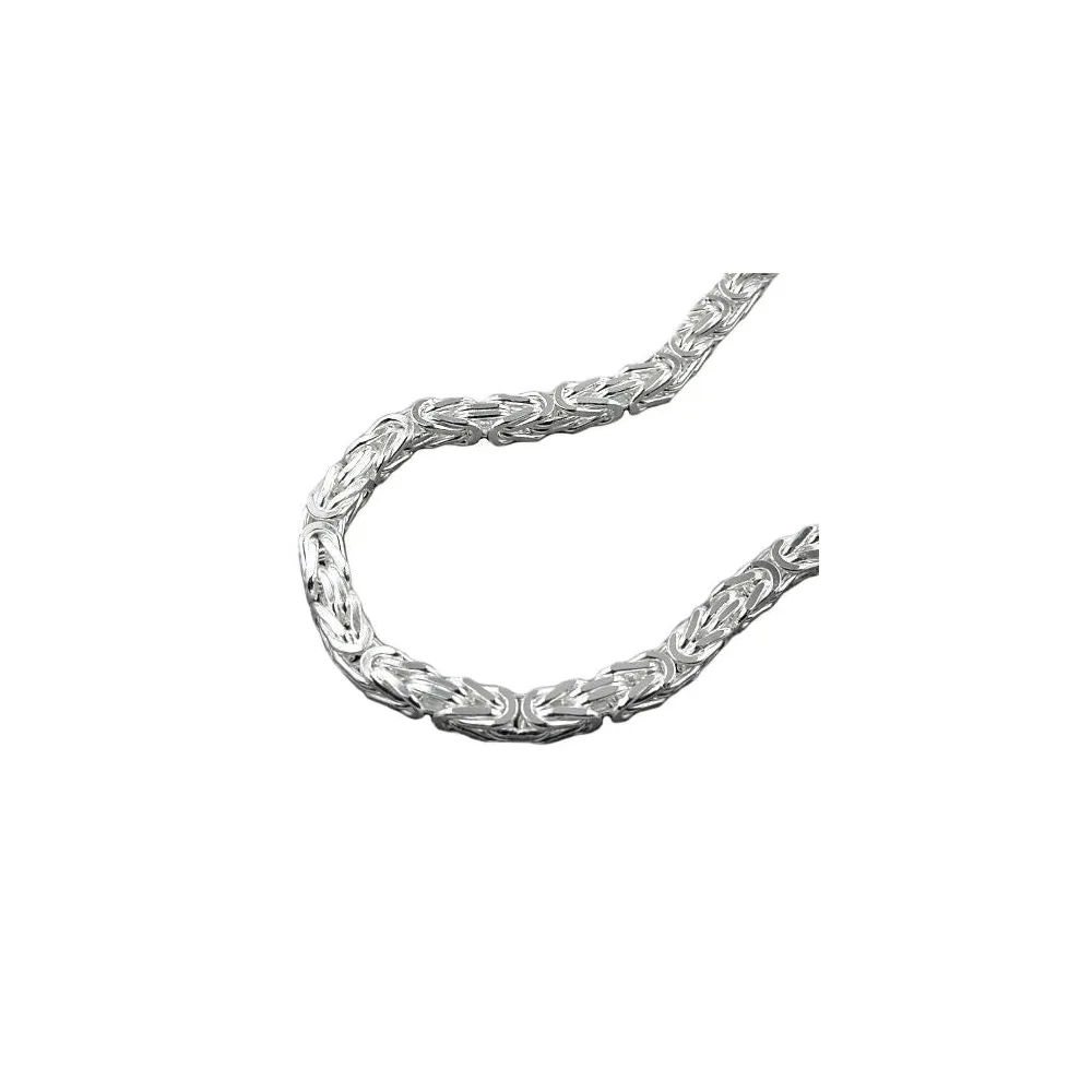 Armband 4mm Königskette Silber 925