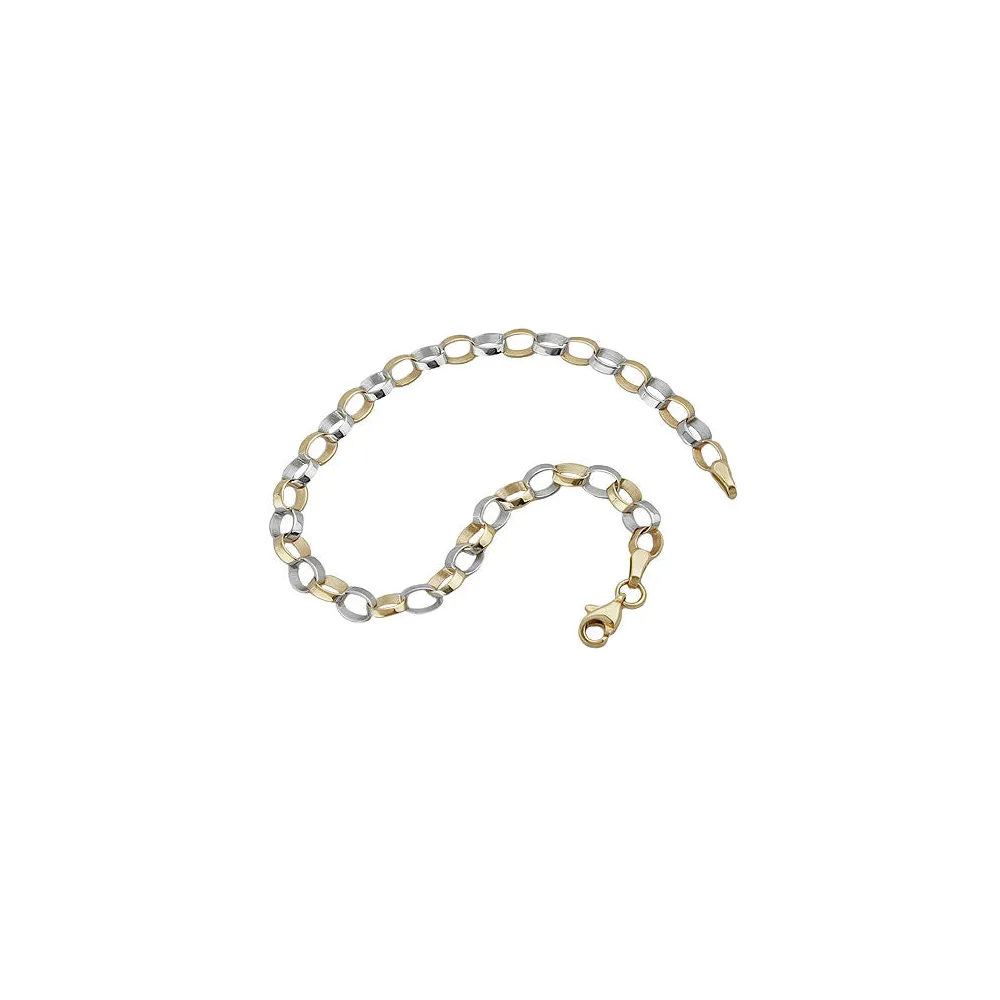 Armband Ankerkette oval Gold 375
