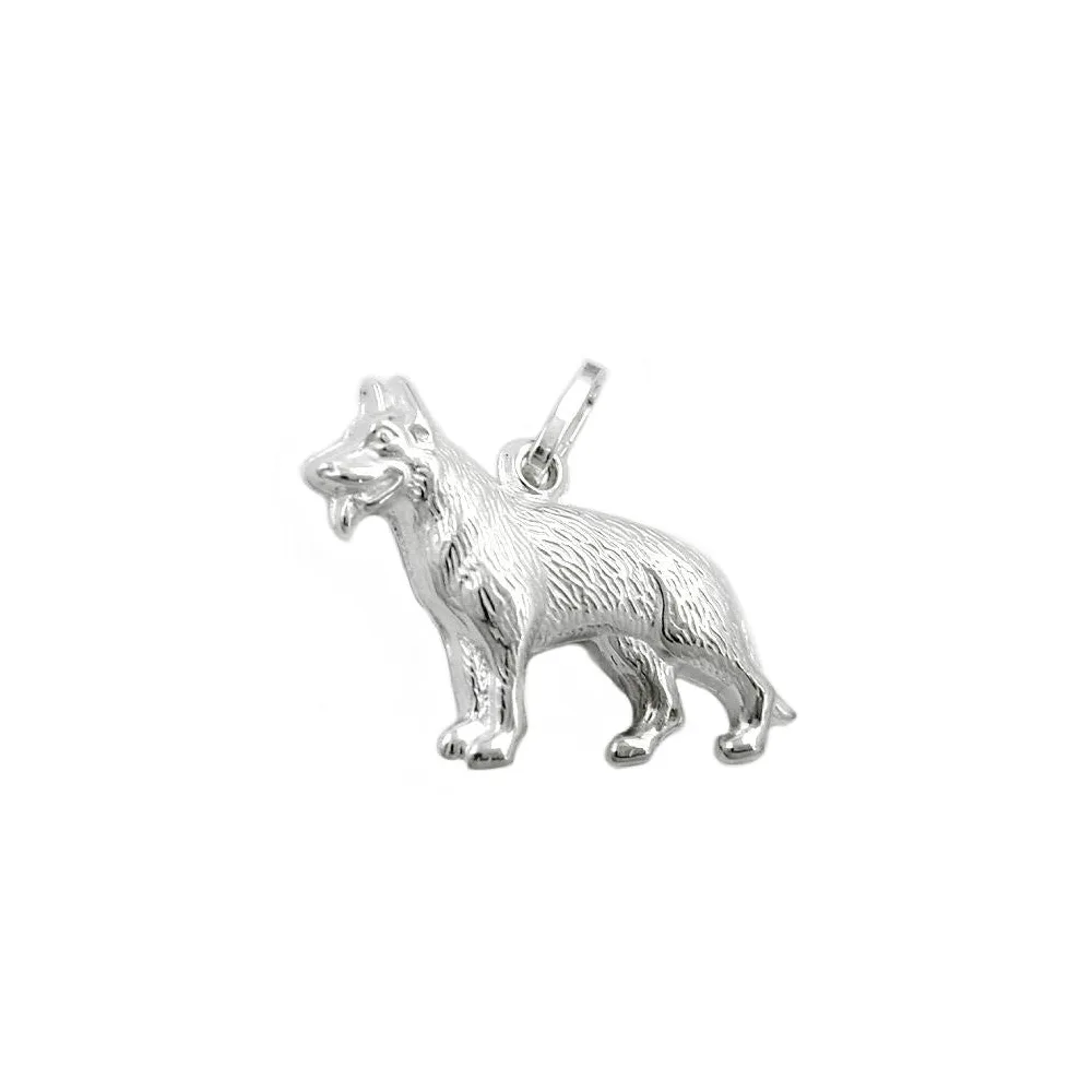 Anhänger Schäferhund Silber 925